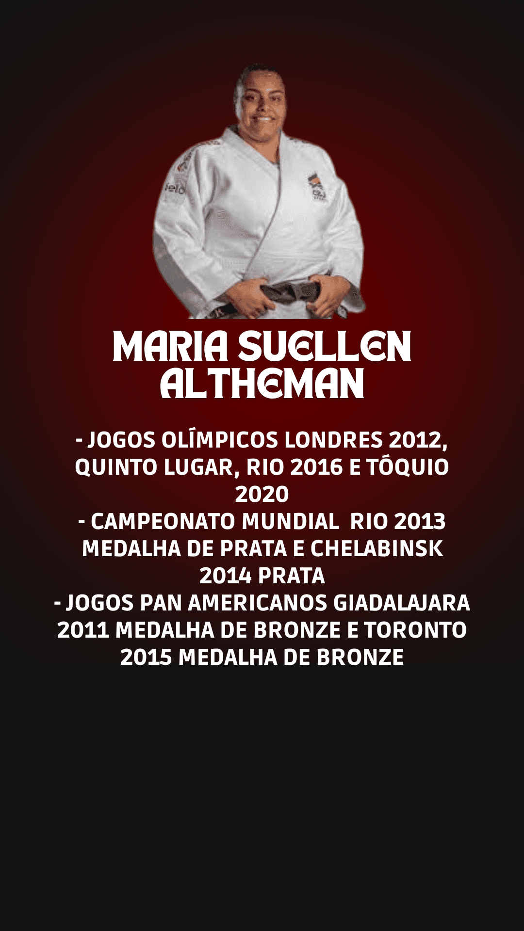 Maria Suellen Altheman — conquistas